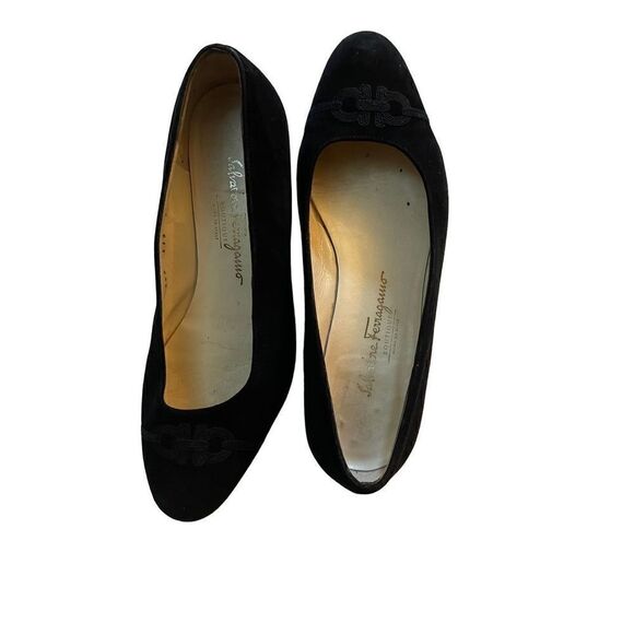 SALVATORE FERRAEGAMO SUEDE SLIP ON SHOE - Picture 1 of 3
